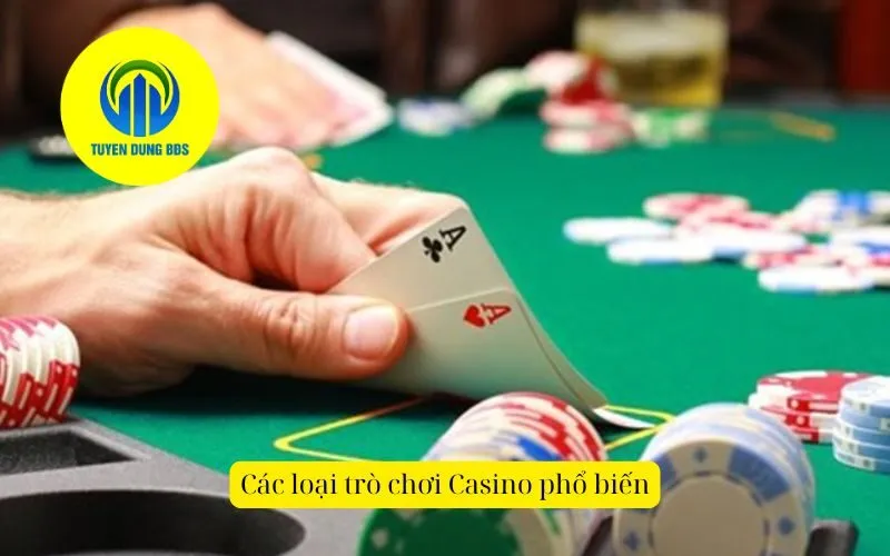 Các loại trò chơi Casino phổ biến