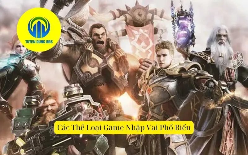 Các Thể Loại Game Nhập Vai Phổ Biến