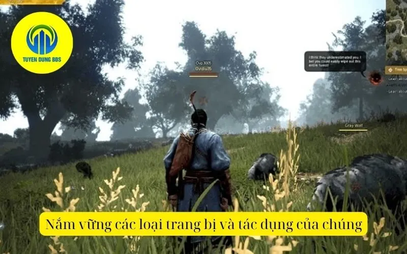 Nắm vững các loại trang bị và tác dụng của chúng
