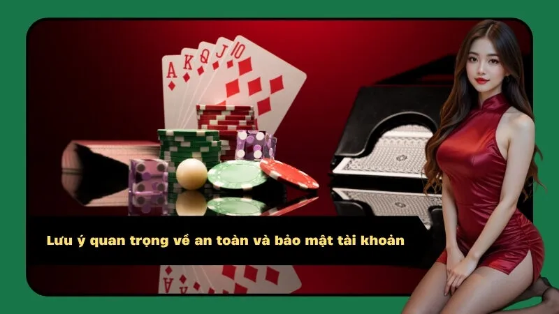 Lưu ý quan trọng về an toàn và bảo mật tài khoản
