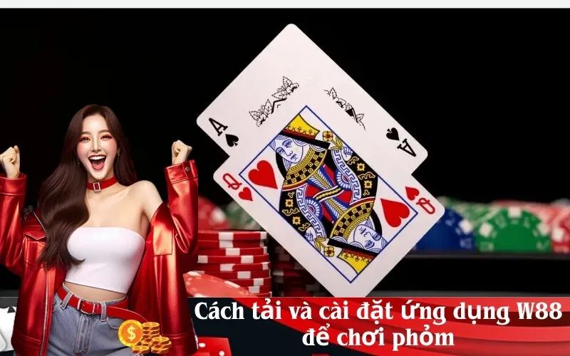 Cách tải và cài đặt ứng dụng W88 để chơi phỏm