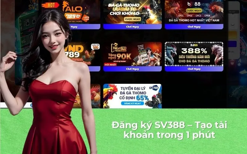 Đăng ký SV388 – Tạo tài khoản trong 1 phút
