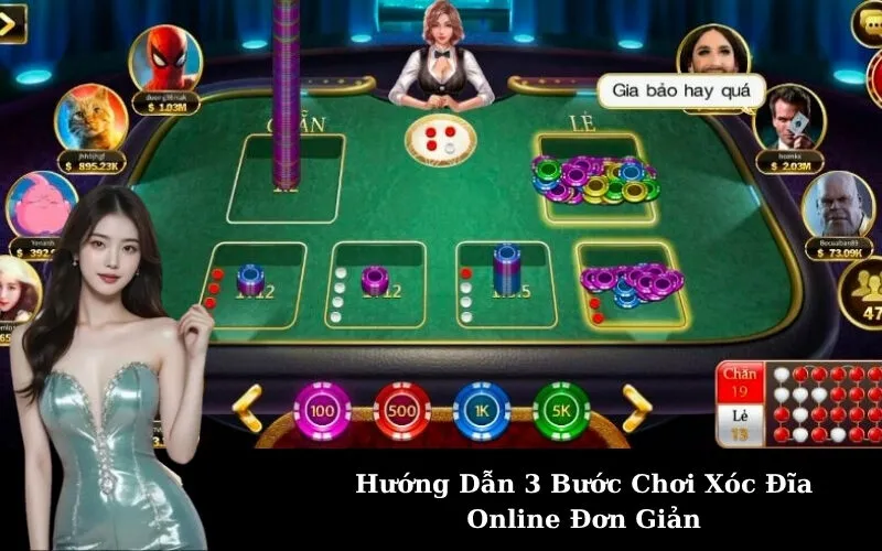 Hướng Dẫn 3 Bước Chơi Xóc Đĩa Online Đơn Giản